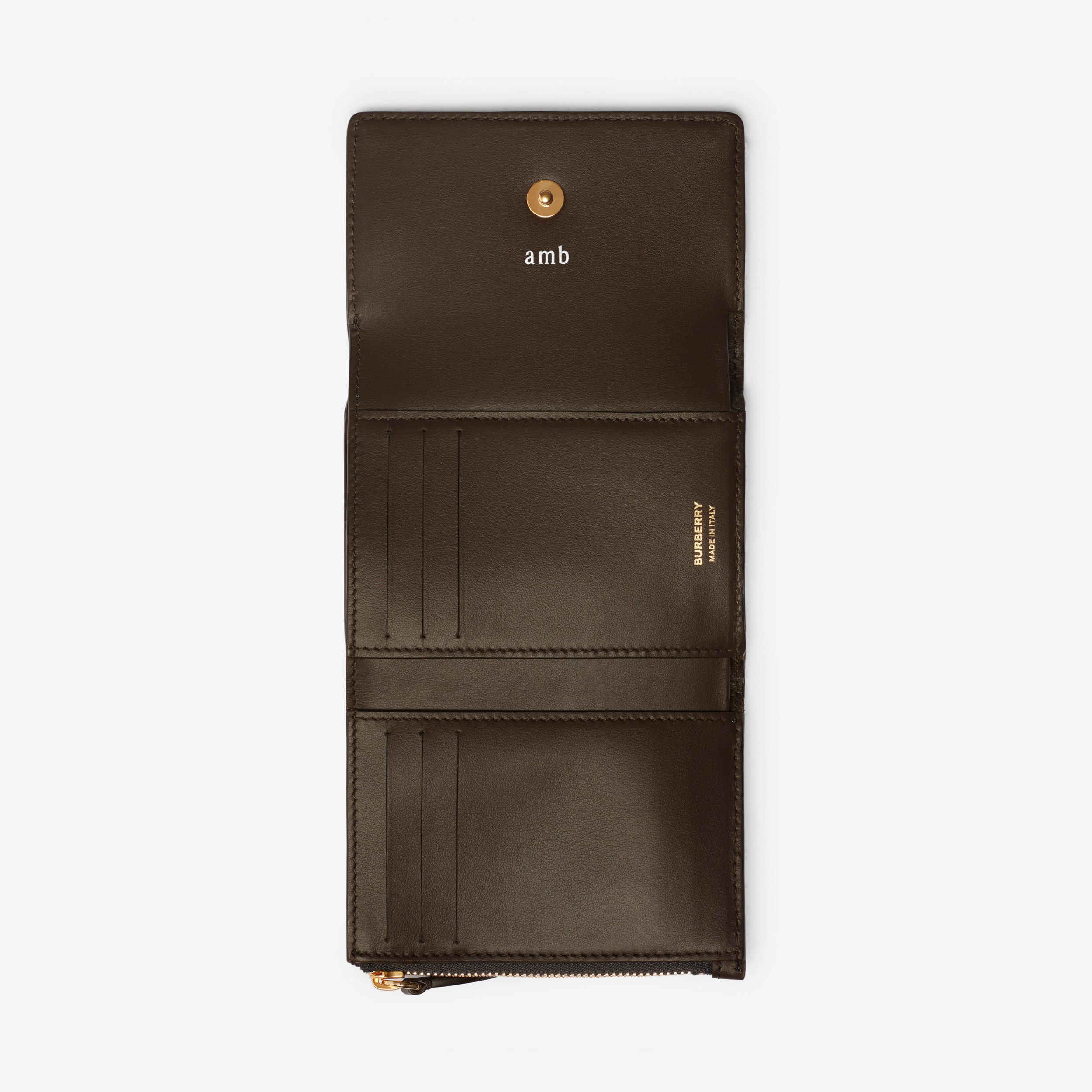 버버리 스몰 체크 접이식 지갑 81083681